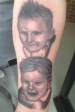 Black and Grey Portrait of customers children